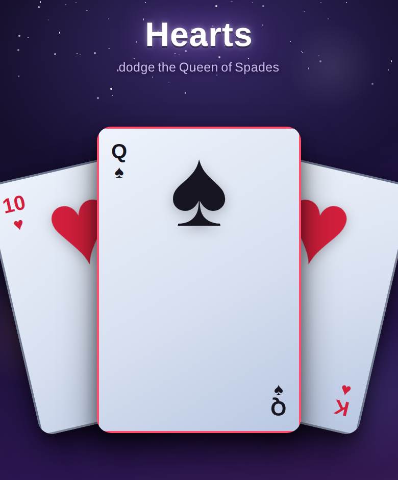 Hearts — game screenshot on playparty.live