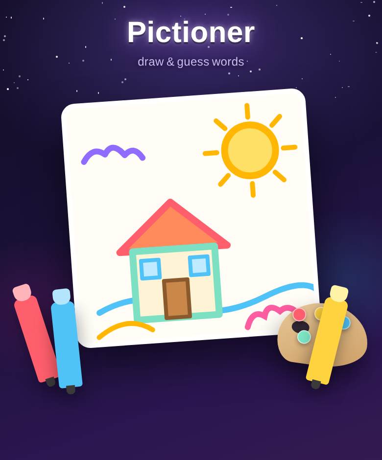 Pictioner — game screenshot on playparty.live