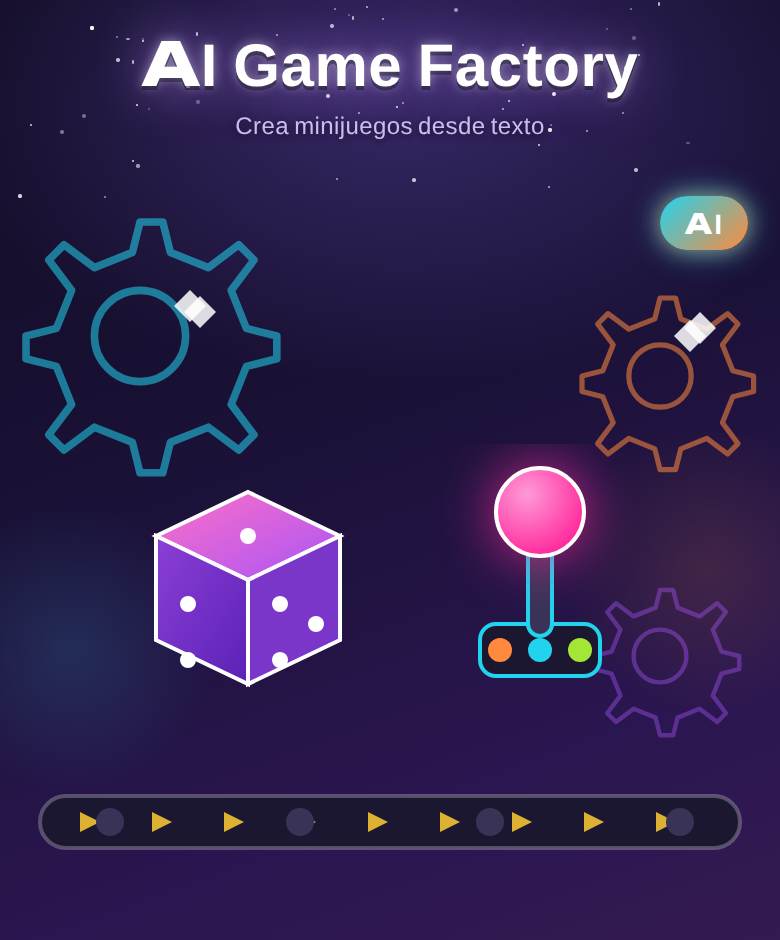 AI Game Factory — captura del juego en playparty.live