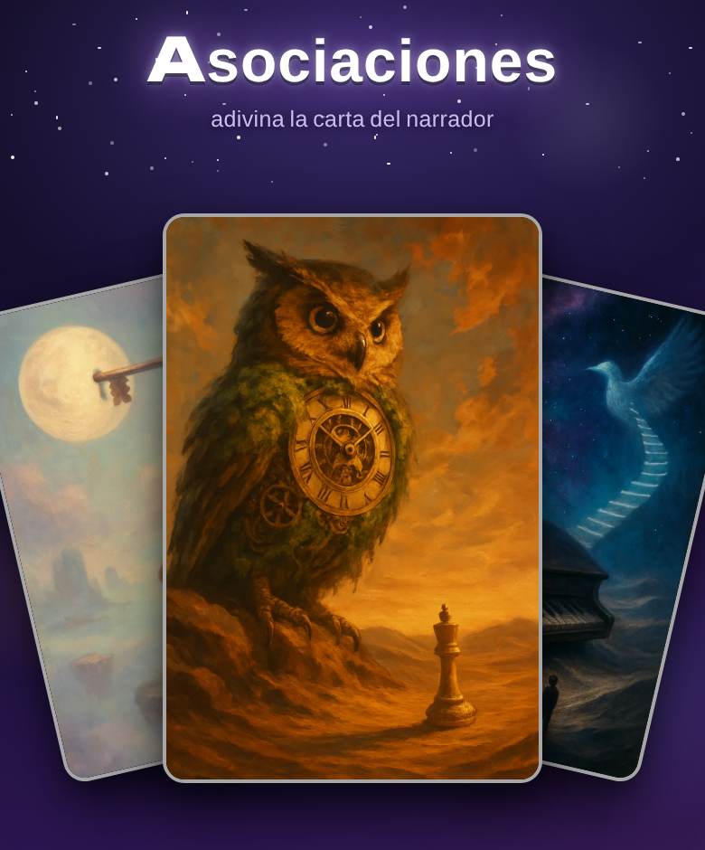 Asociaciones — captura del juego en playparty.live