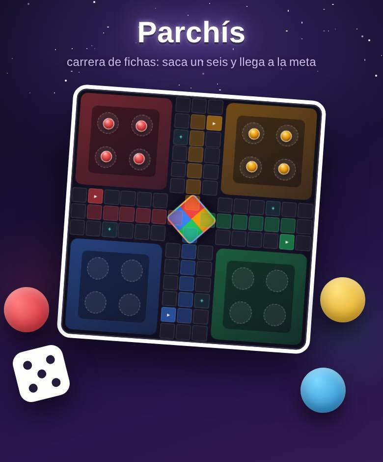 Parchís — captura del juego en playparty.live